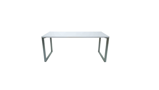 69" Knoll Table Desk- White