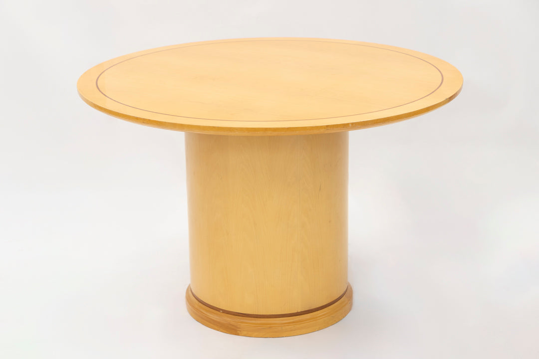 48" Round Maple Conference Table