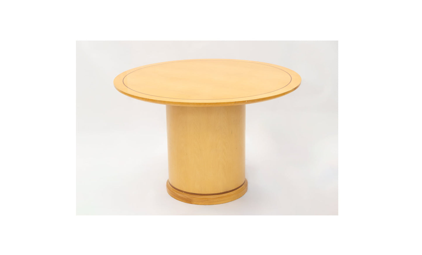 48" Round Maple Conference Table