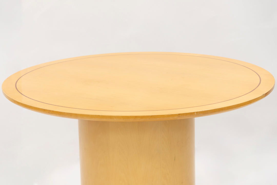 48" Round Maple Conference Table