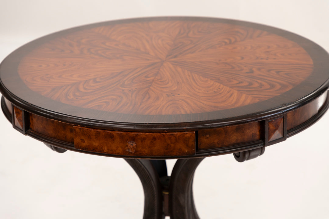 38" Round - Faux Burl Table