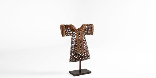 Copper Dress on Stand