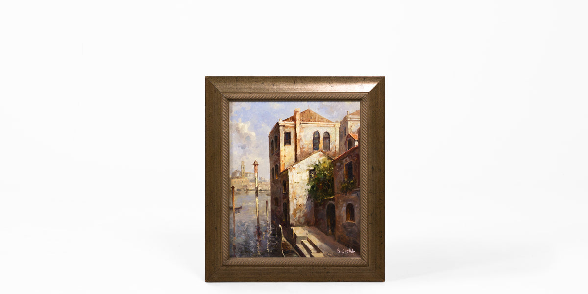 31"H Cityscape Art/Venice