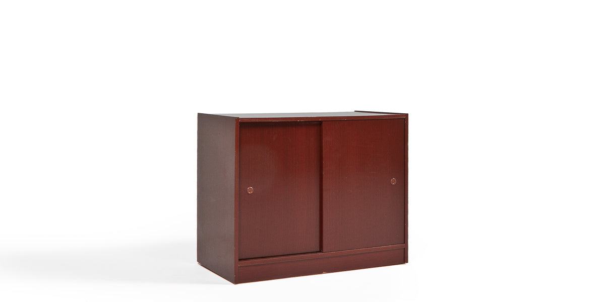 Cherry Sliding Door Cabinet