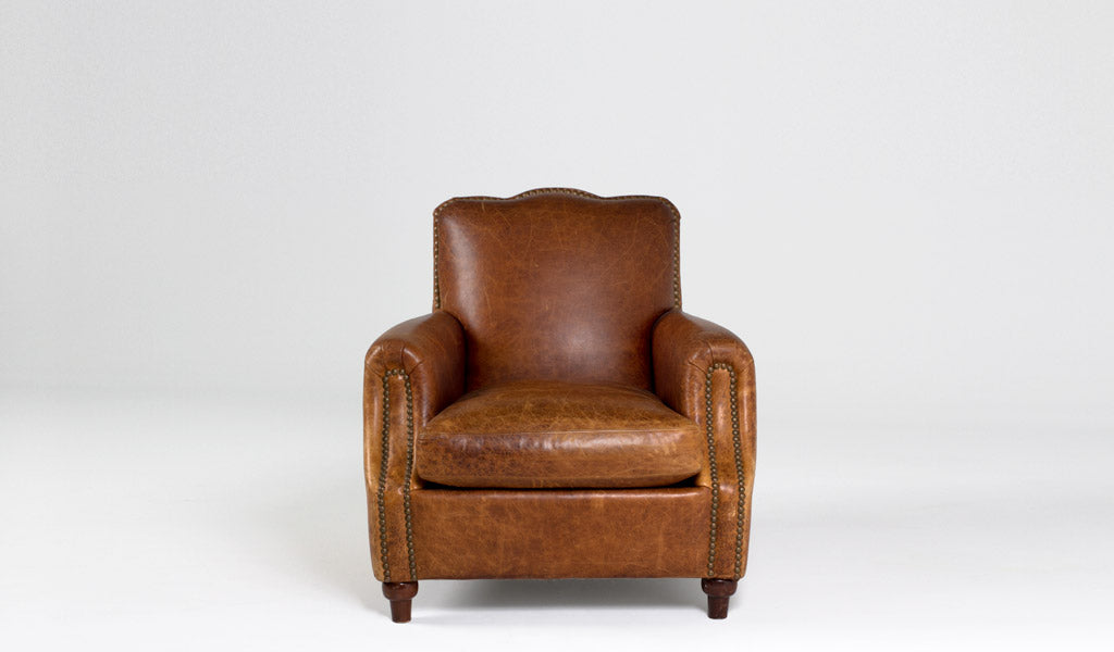 Camel Brown Leather Chair