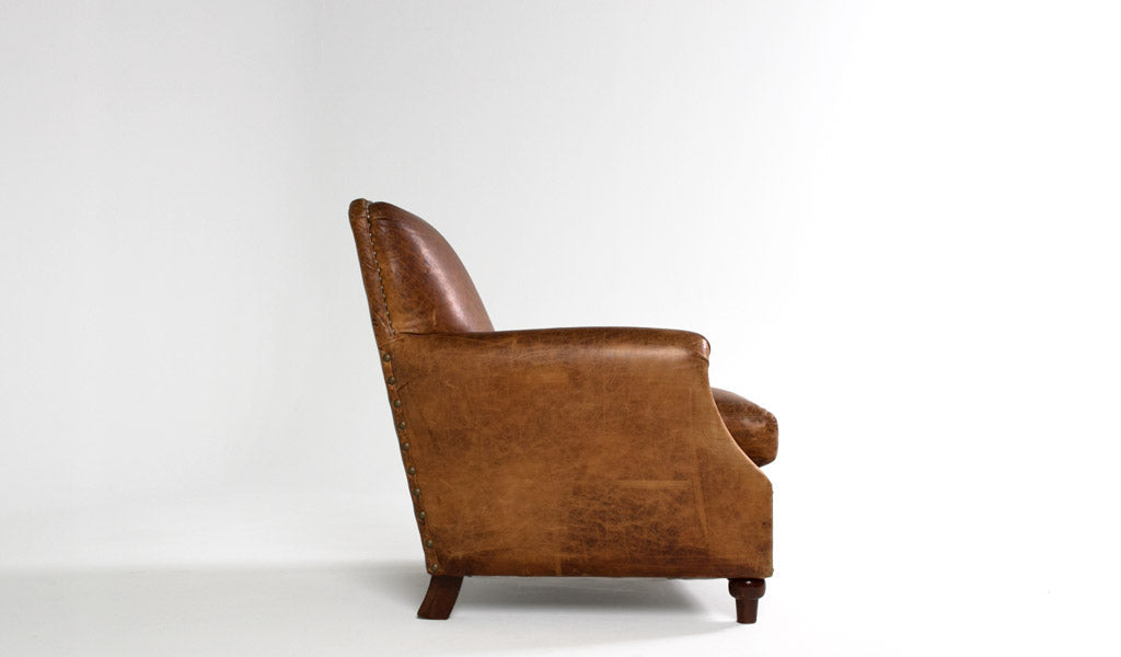 Camel Brown Leather Chair