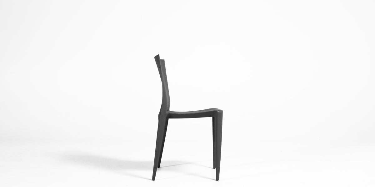 Charcoal Bellini Stack Chair