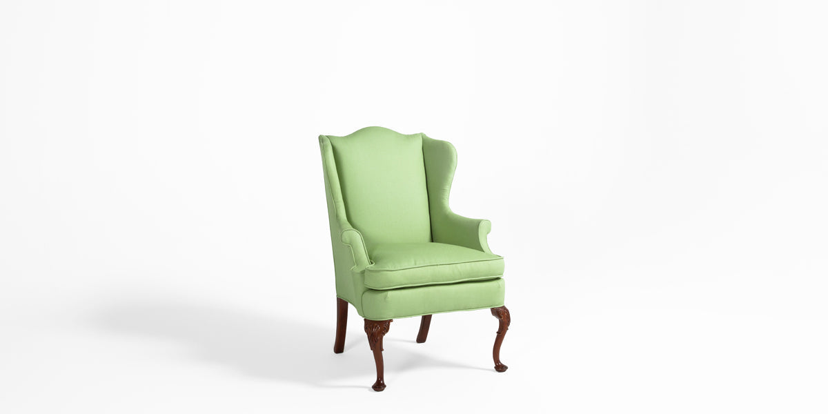 Light Green Wing Chair