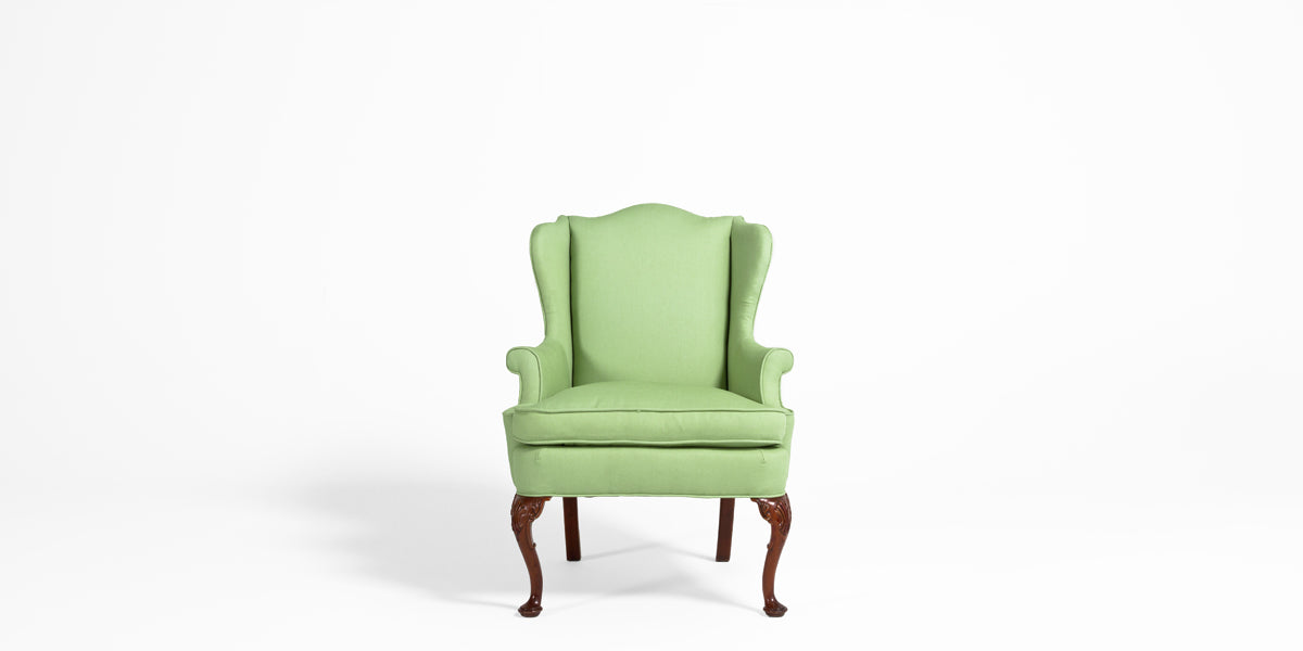 Light Green Wing Chair