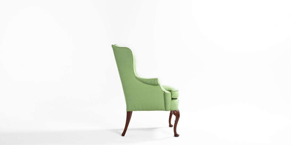 Light Green Wing Chair