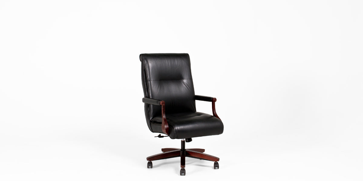 Black Leather Executive Chair