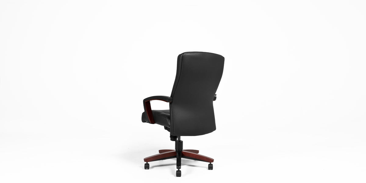 Black Leather High Back Executive Chair