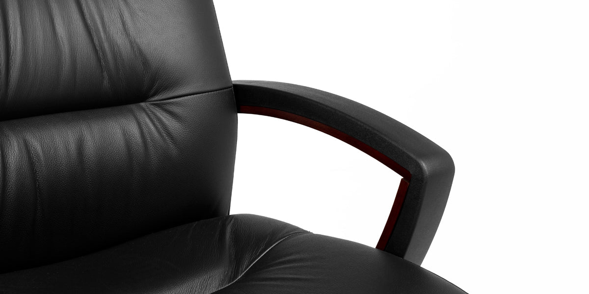 Black Leather High Back Executive Chair