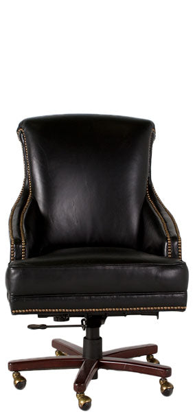 Black Vinyl High Back Executive Chair