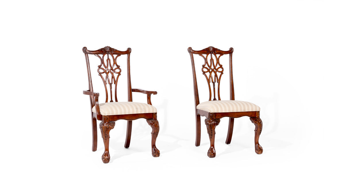 Mahogany Chippendale Arm Chair