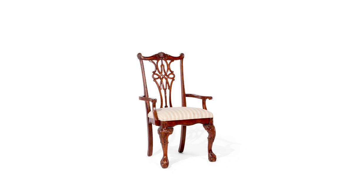 Mahogany Chippendale Arm Chair