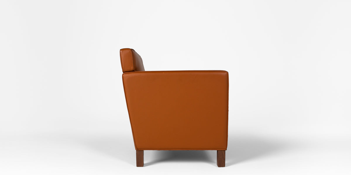 Saddle Brown Leather Chair