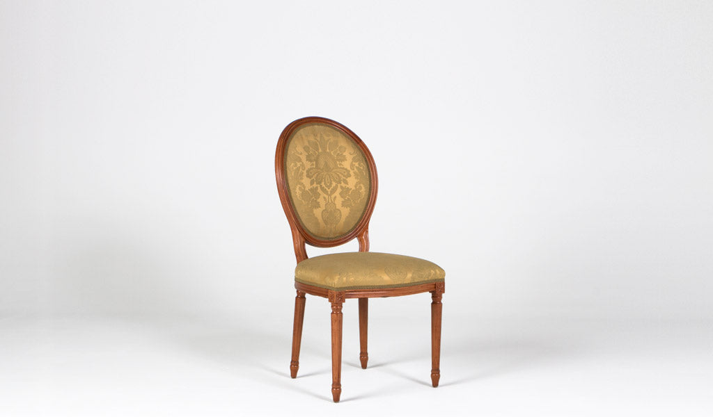 Maple Oval Back Side Chair