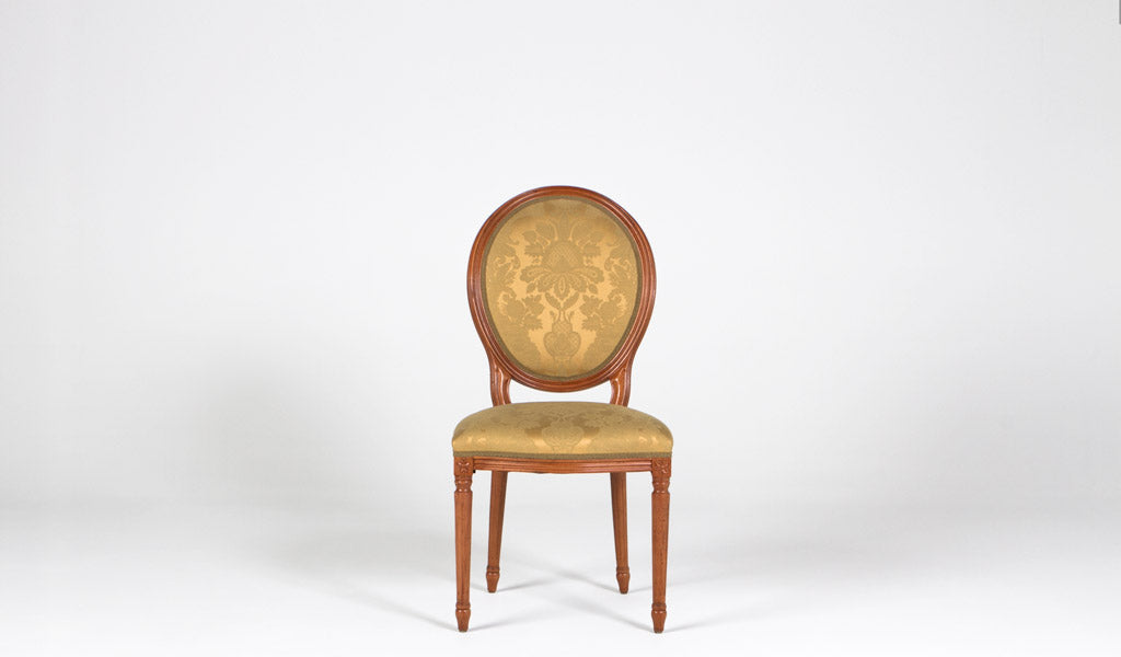 Maple Oval Back Side Chair