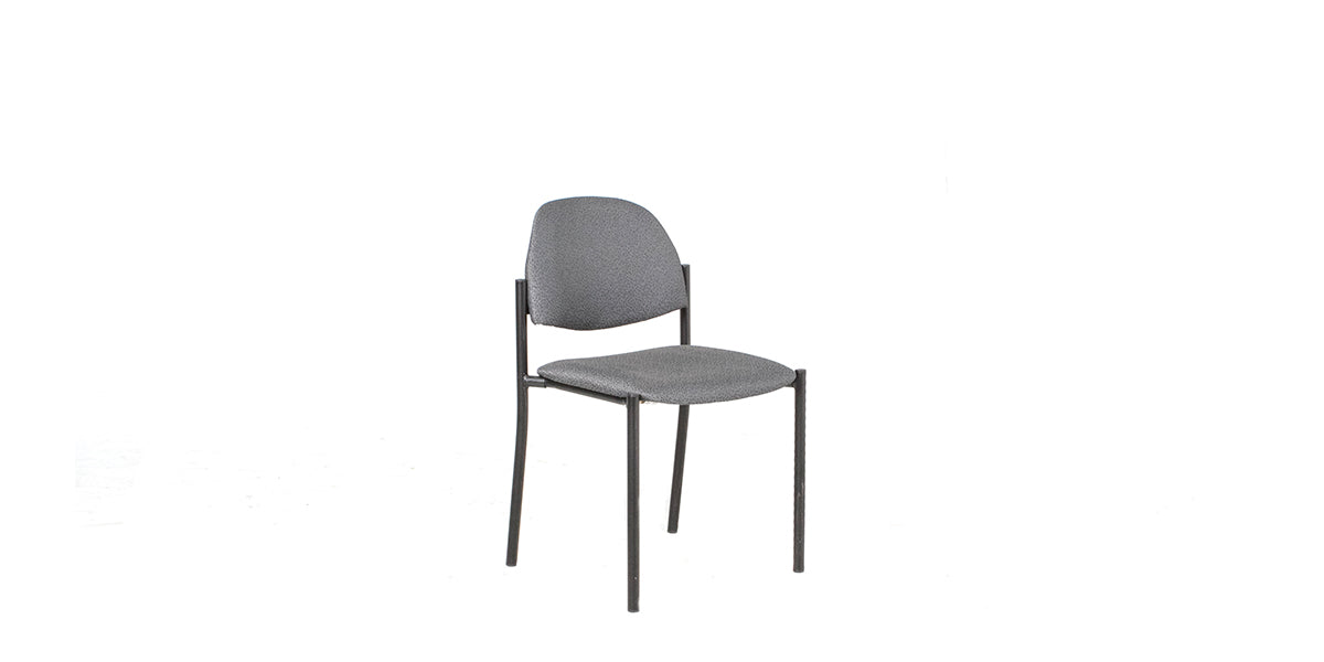 Grey Fabric Stack Chair