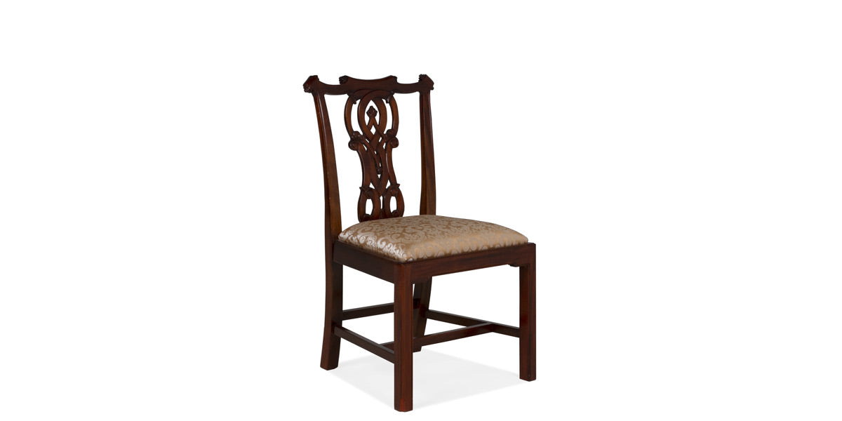 Walnut Chippendale Side Chair