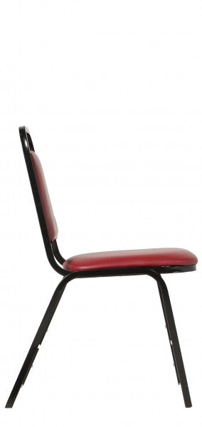 Red Vinyl Banquet Chair