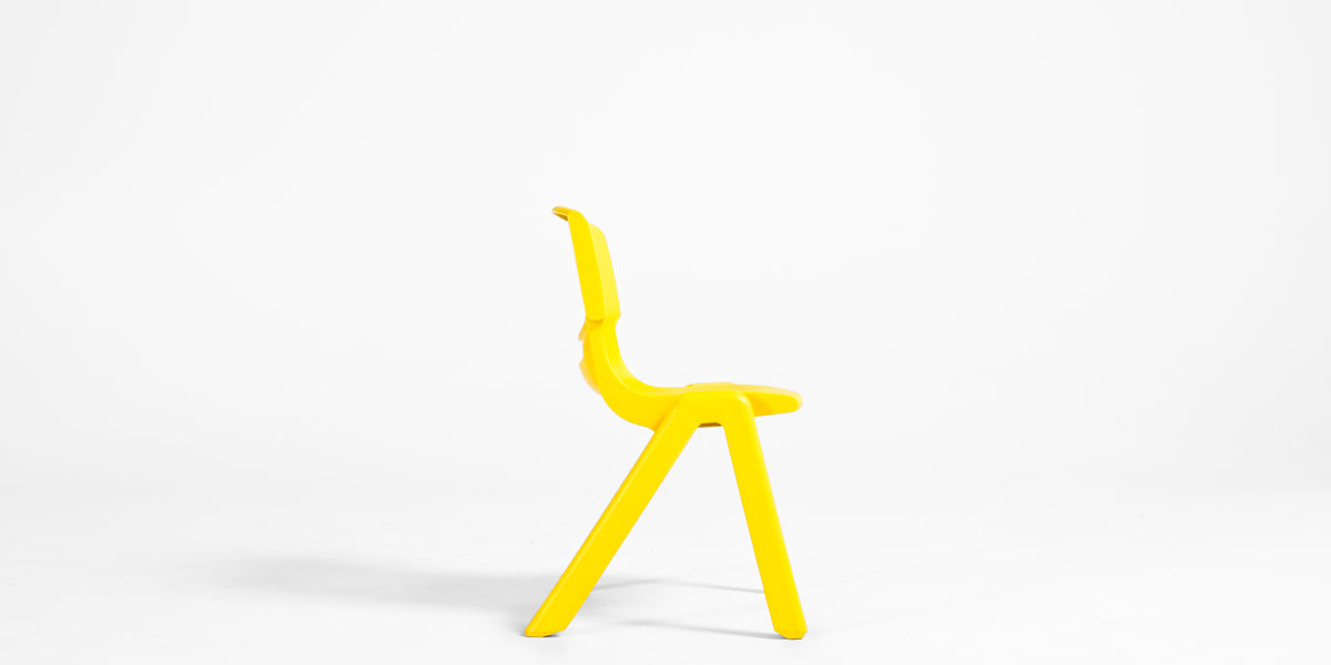 Yellow Resin Children's Stack Chair
