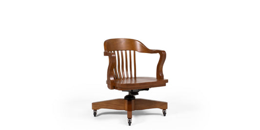 Boston Mid Back Chair- Oak