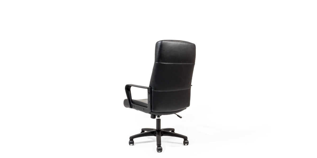 Black Leather High Back Executive Chair