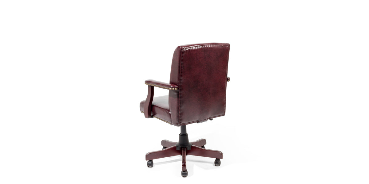 Oxblood Mid Back Chair