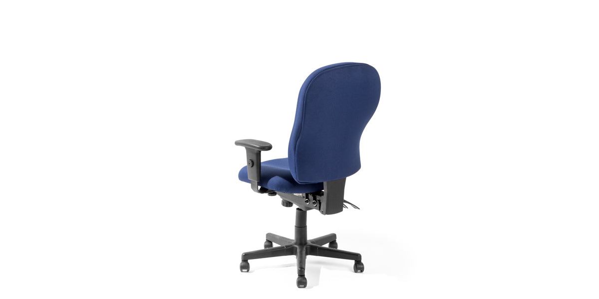 Blue Fabric Hi Backed Task Chair