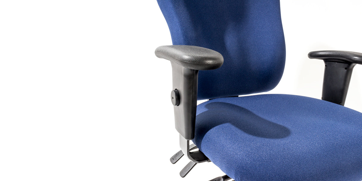 Blue Fabric Hi Backed Task Chair