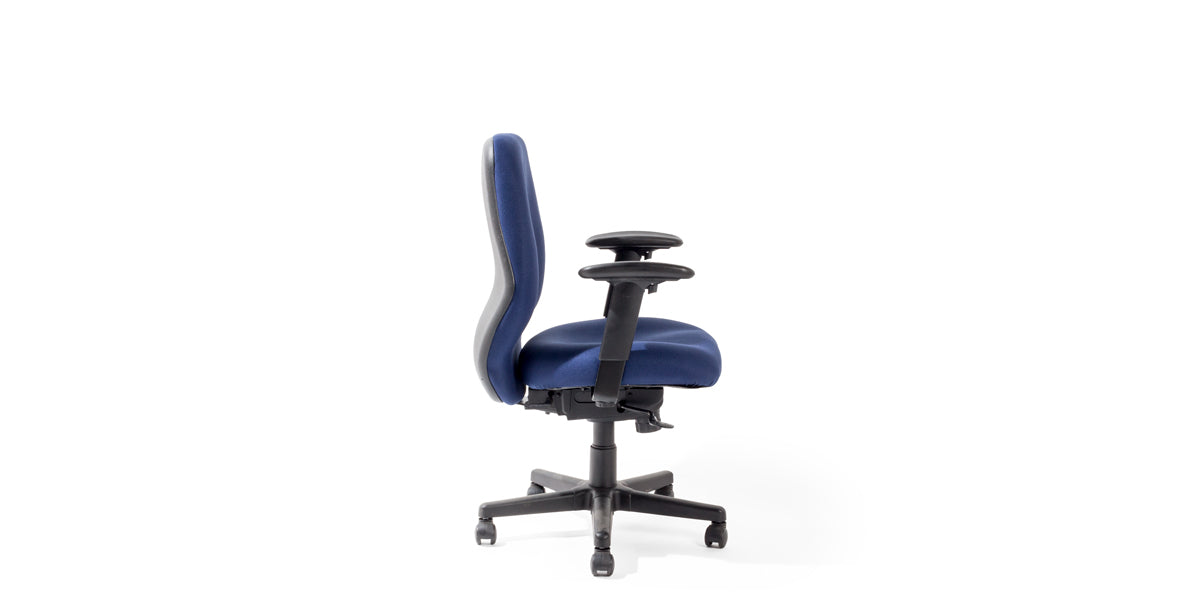 Blue Fabric Task Chair