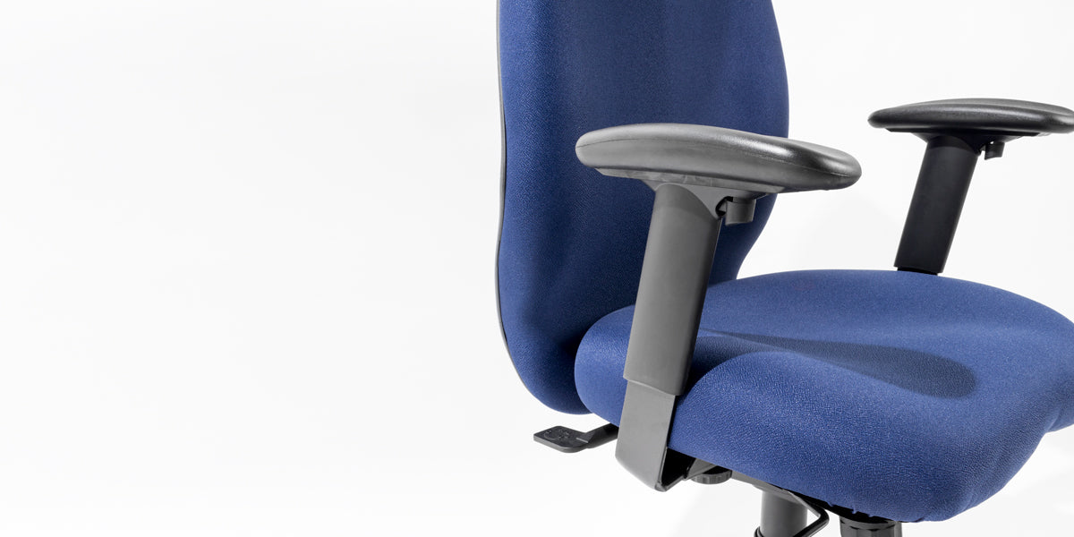 Blue Fabric Task Chair