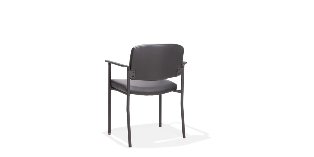 Black Vinyl Stack Chair