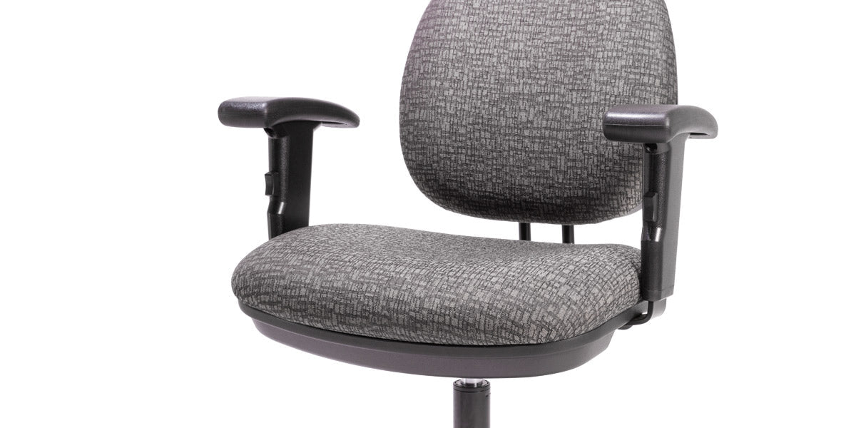 Grey Fabric Drafting Chair