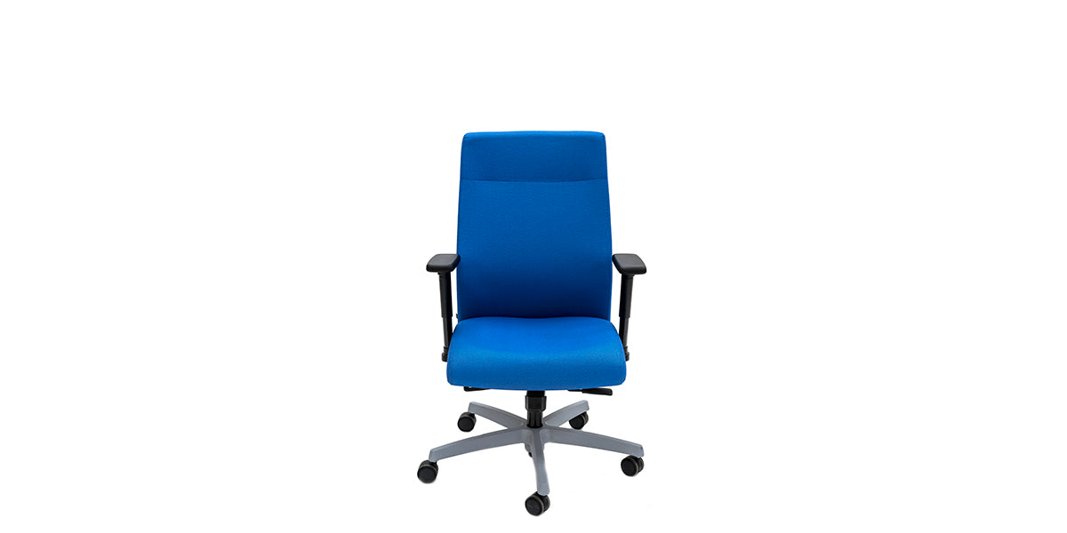 Blue Fabric High Back Ignition Chair