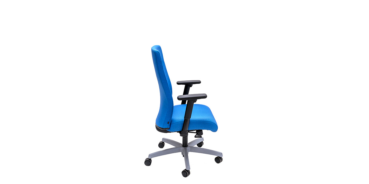 Blue Fabric High Back Ignition Chair