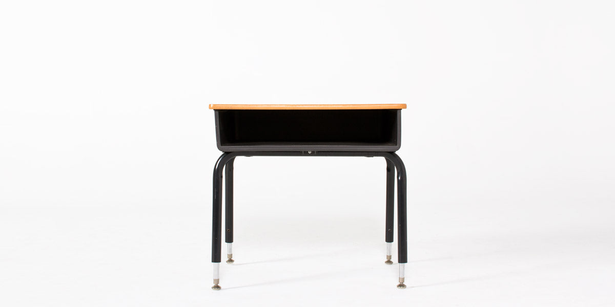 Medium Oak Adjustable Desk