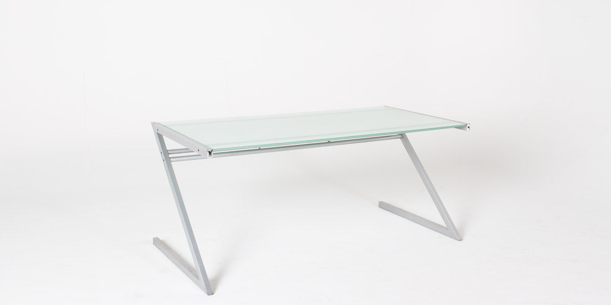 65.5"W Metal 'Z' Framed Desk