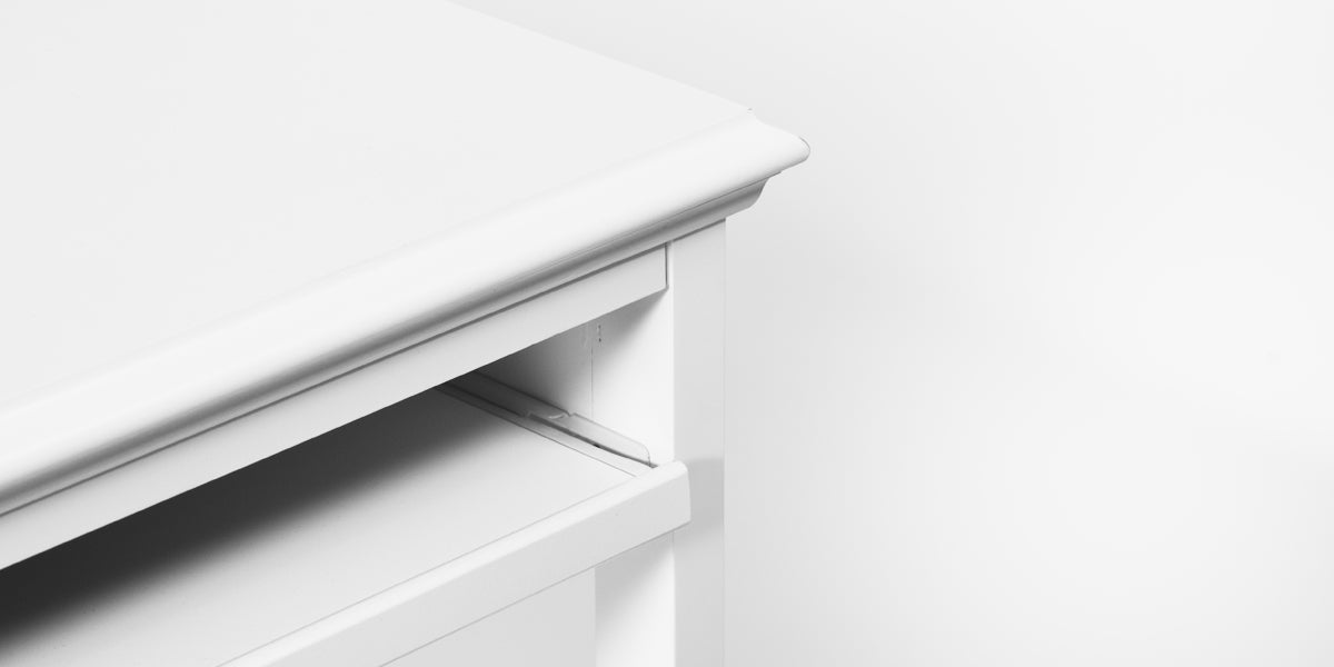 40" White Student Desk