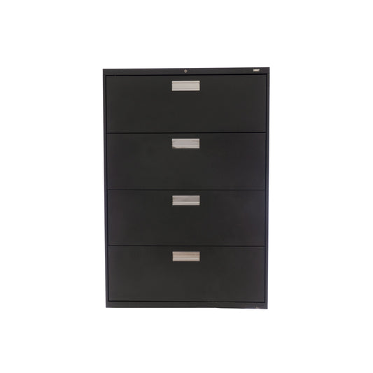 4 Drawer Lateral File- Charcoal Grey