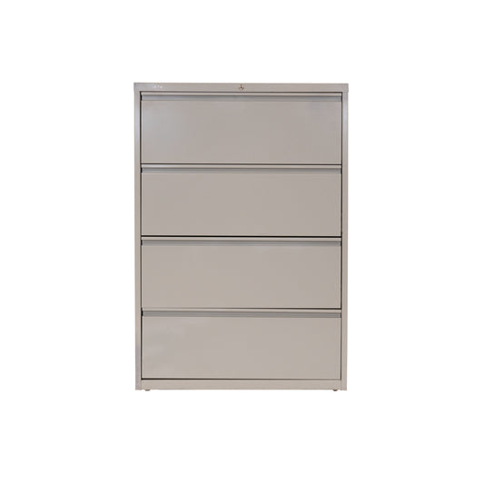 4 Drawer Lateral File- Light Grey