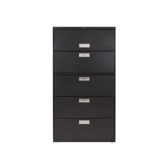 5 Drawer Lateral File- Dark Grey