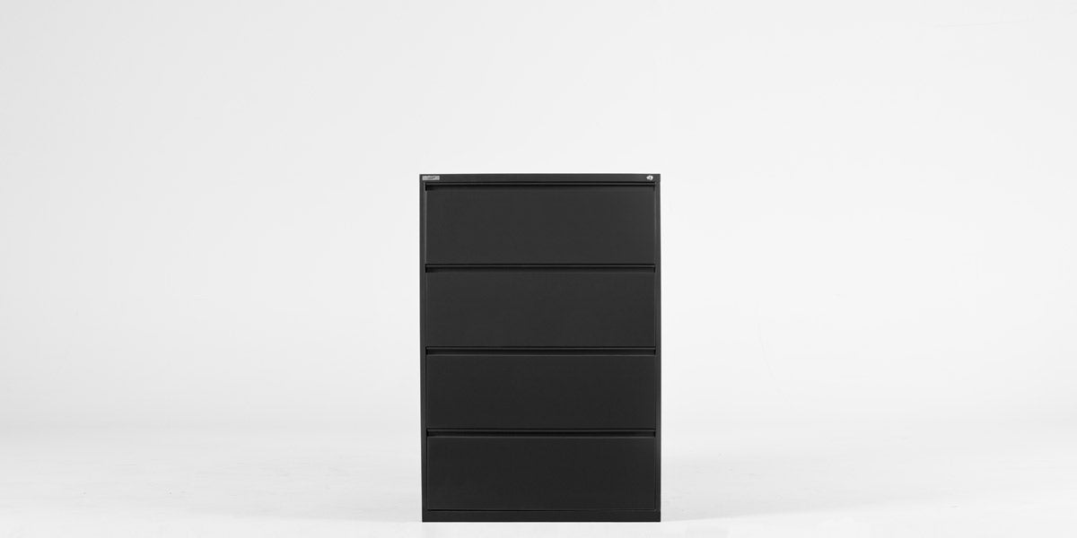 4 Drawer Lateral File- Dark Grey