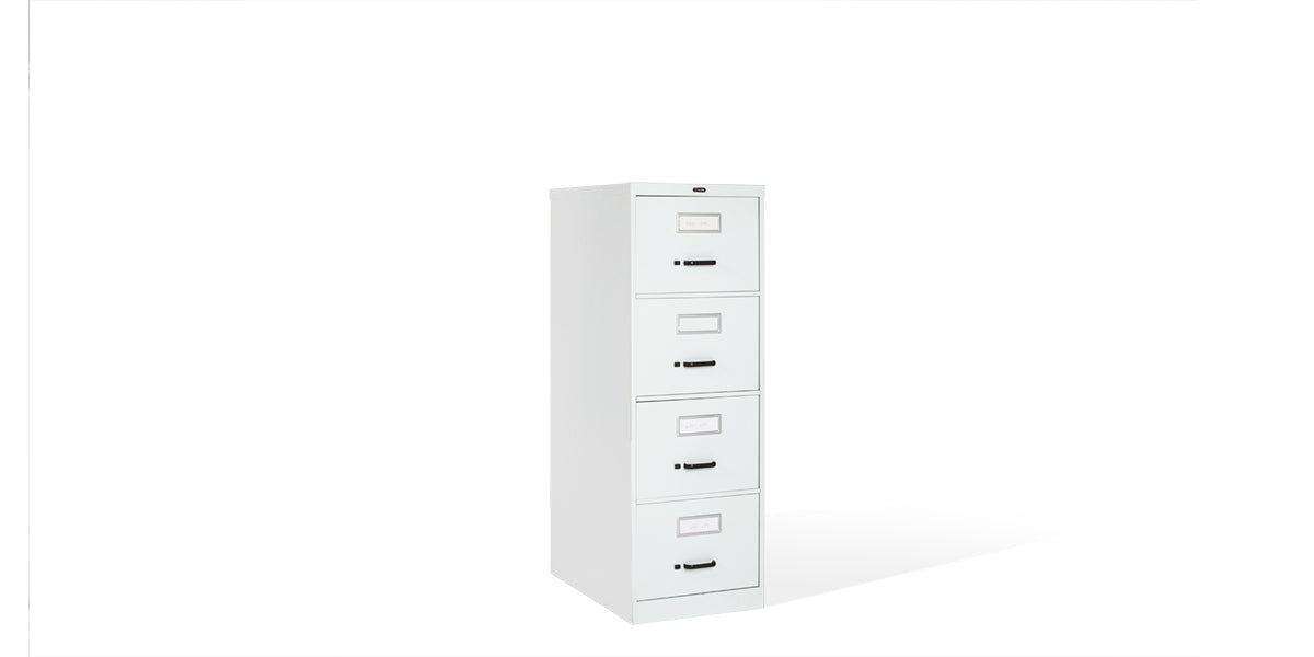 Vertical 4 Drawer Legal File- White