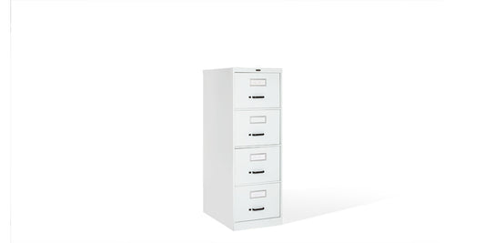 Vertical 4 Drawer Legal File- White