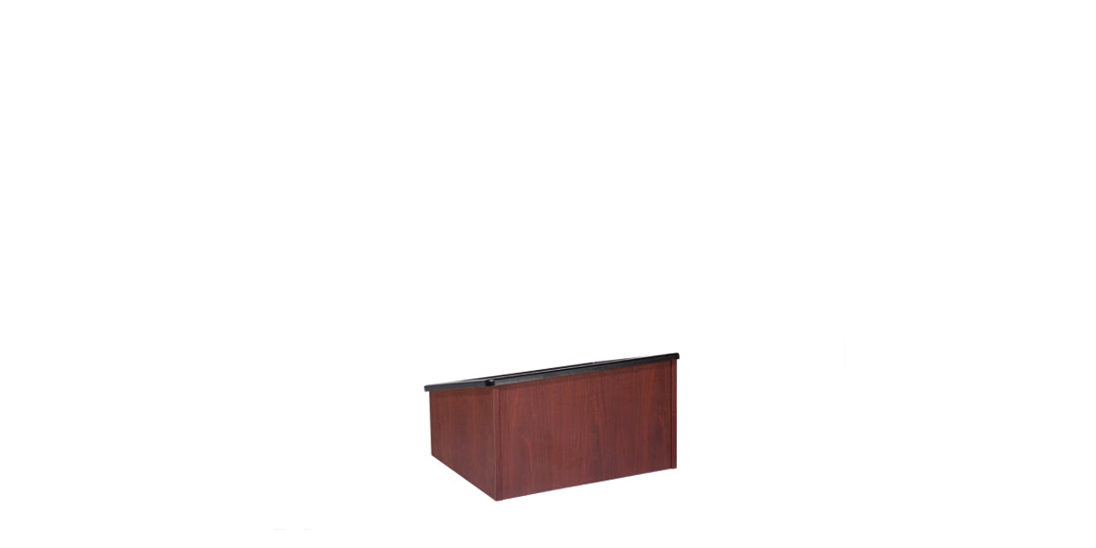 13.75"H Podium - Table Top-Mahogany