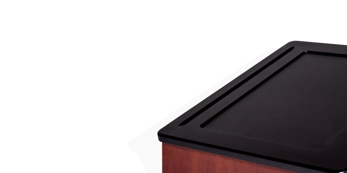 13.75"H Podium - Table Top-Mahogany