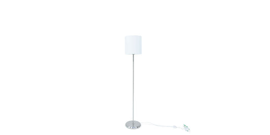 61.5"H Silver Floor Lamp